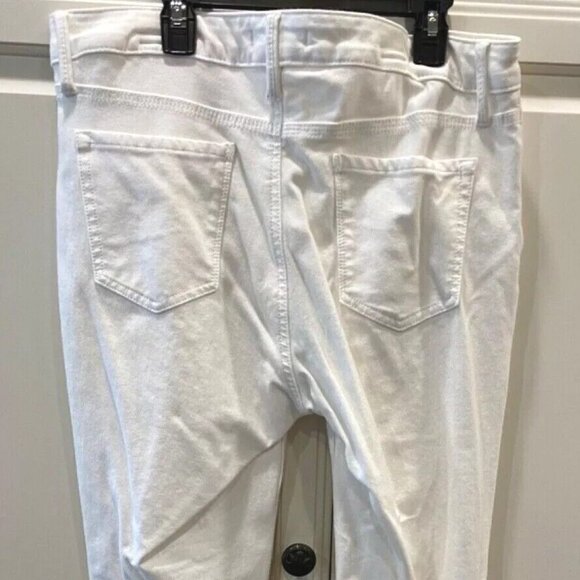 Vintage America Women’s Jeans White Denim Size 12 Tall Denim Long - Picture 5 of 8